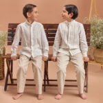 camisa alforzada manga larga