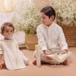 ropón capa bordada a mano