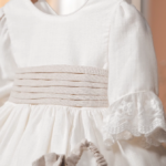 Vestido lino algodon niña