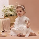 vestido bordado a mano niña bebe