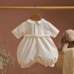 bombacho alforzas bautizo lino algodon