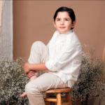 Camisa alforzada lino