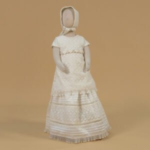 ropon niña bautizo encaje