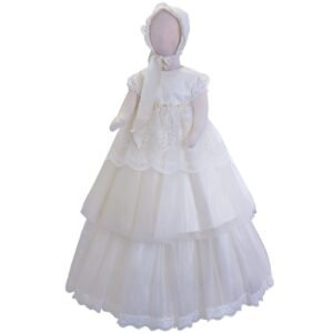 Ropon de bautizo de niña